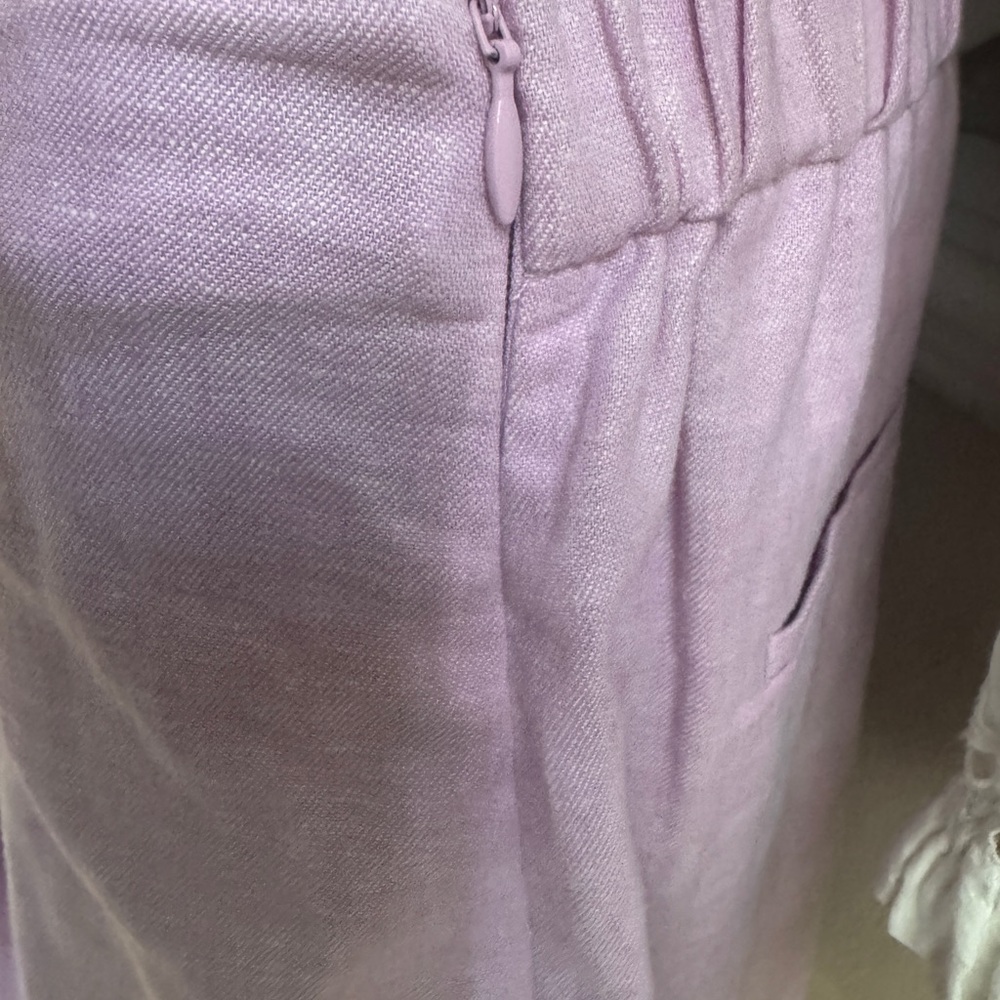 Banana Republic Pink Linen Blend Shorts Size M | High Waist Pleated Chic
Used - Picture 4 of 7